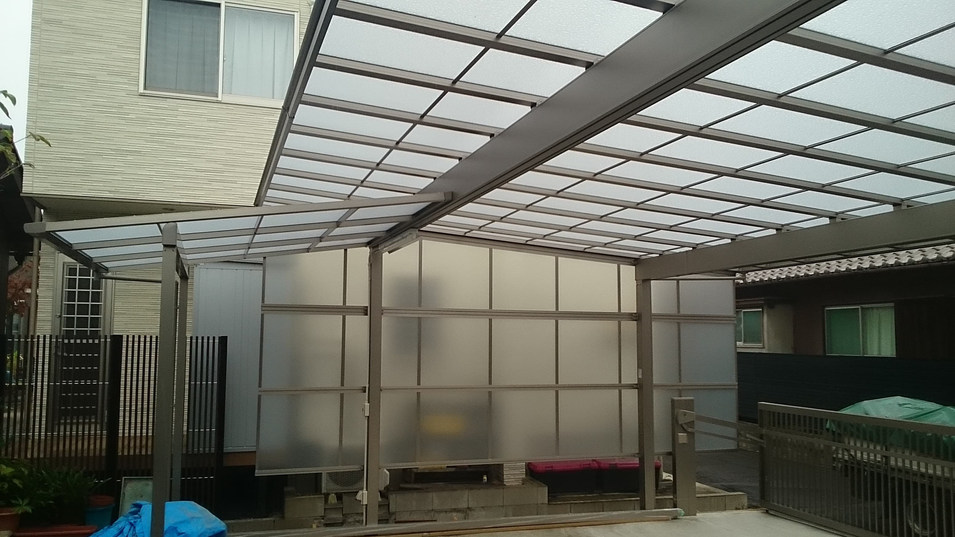 カーポート・サイクルポート新設工事 | 名古屋市守山区のエクステリア工事ならイズ美