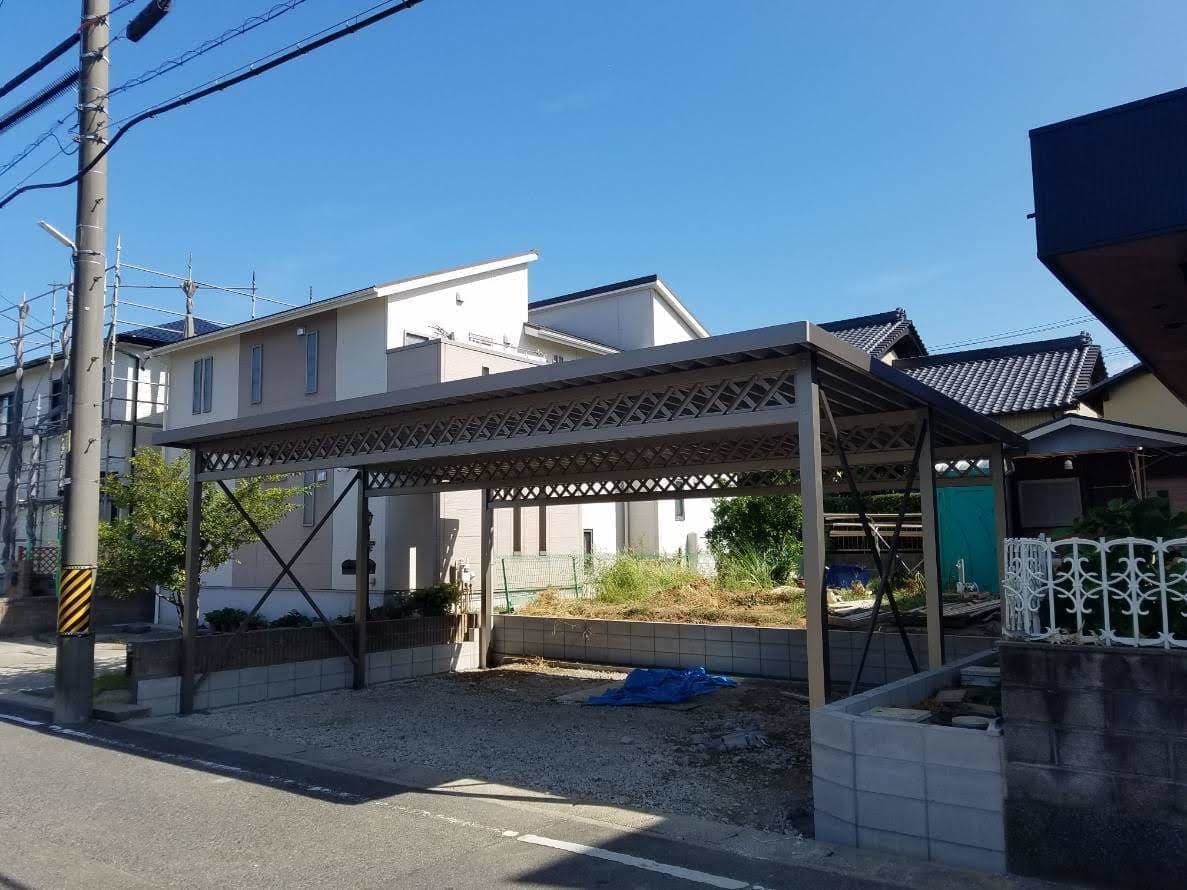 カーポート取替工事 | 名古屋市守山区のエクステリア工事ならイズ美