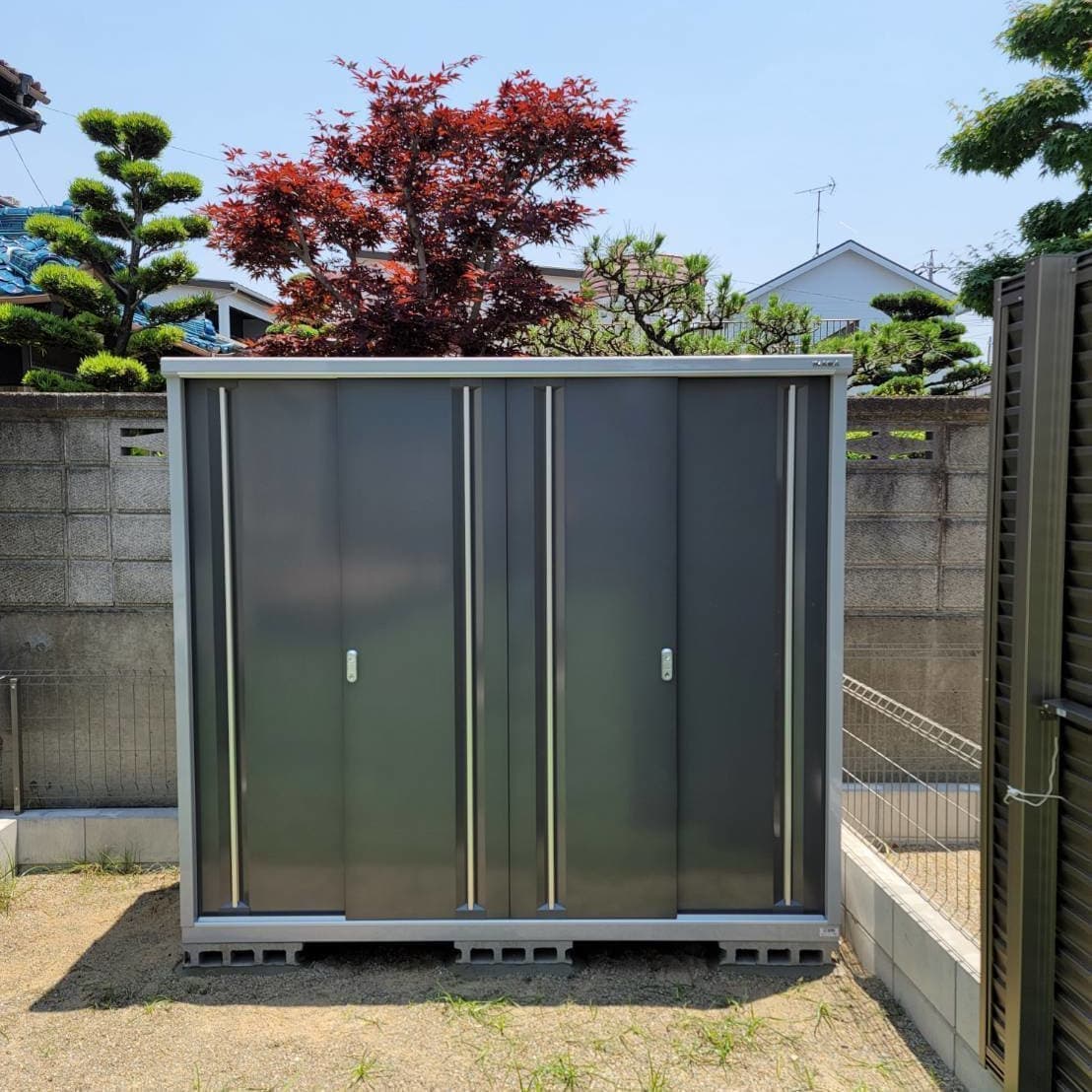 物置設置 名古屋市守山区 | 名古屋市守山区でエクステリア工事ならイズ美