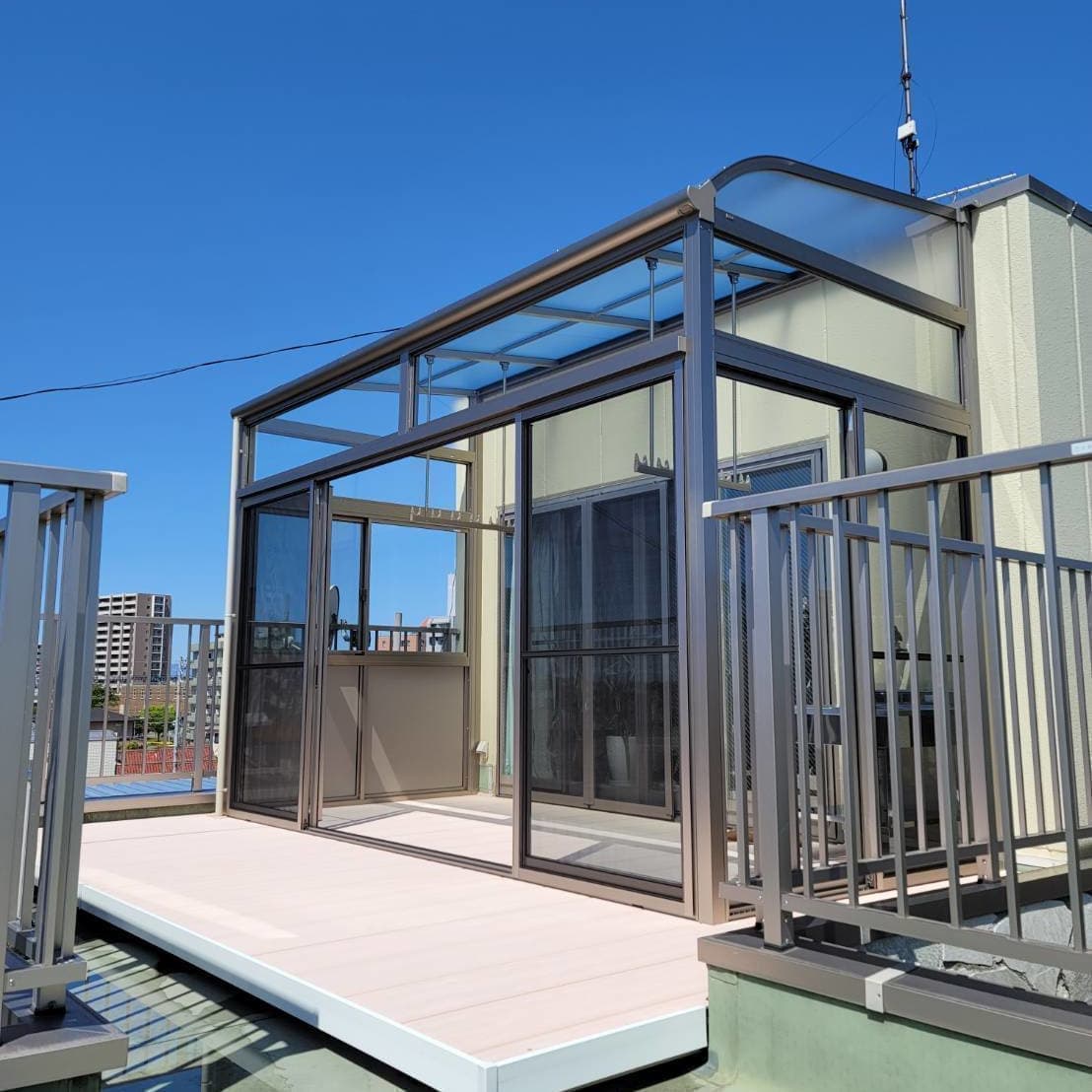 サンルーム新設・取替え 名古屋市守山区 | 名古屋市守山区でエクステリア工事ならイズ美