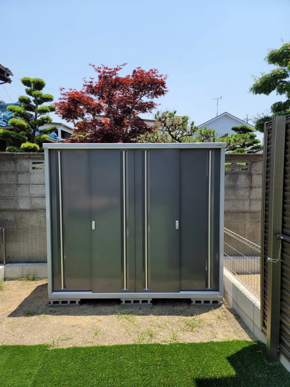 物置設置 | 名古屋市守山区のエクステリア工事ならイズ美