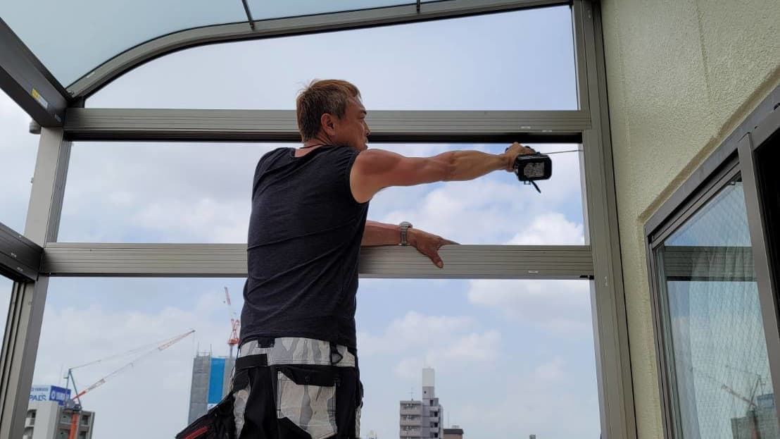 サンルーム修理 名古屋市守山区 | 名古屋市守山区でエクステリア工事ならイズ美