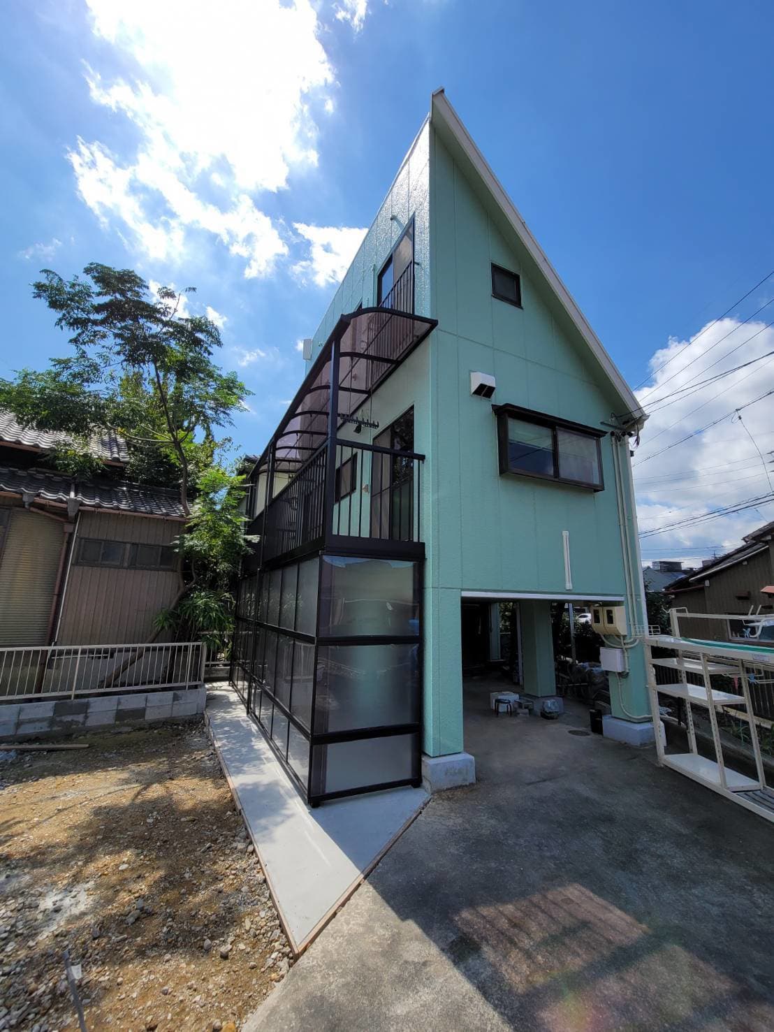 テラス設置 | 名古屋市守山区のエクステリア工事ならイズ美