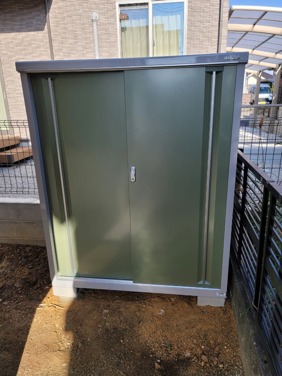 物置設置 | 名古屋市守山区のエクステリア工事ならイズ美