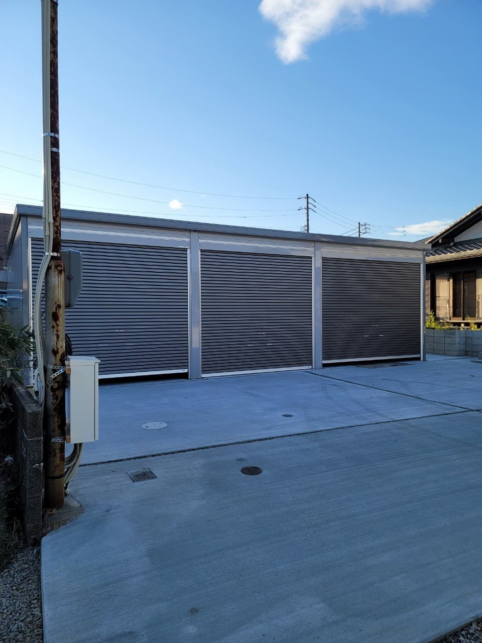 ガレージ設置 | 名古屋市守山区のエクステリア工事ならイズ美