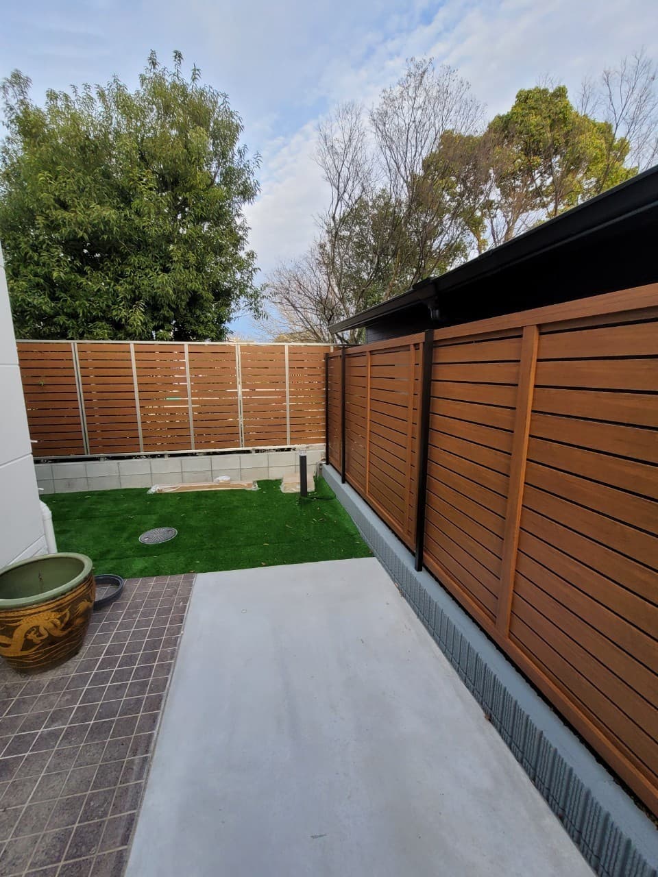 目隠しフェンス設置 | 名古屋市守山区のエクステリア工事ならイズ美